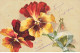 ILLUSTRATEURS #MK41681 FLEURS ROUGE ET JAUNE ILLUSTRATEUR KLEIN - Klein, Catharina