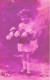 FETES - VOEUX - Sainte Catherine - Vive Ste Catherine - Un Enfant Tenant Un Bouquet De Fleur - Carte Postale Ancienne - St. Catherine
