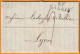 1822 - KGIV - Lettre En Français De London Londres Vers Lyon, France - Acheminée Par DEVOT Et Cie, 61 CALAIS - Storia Postale