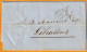 1857 - QV - Reine Victoria - Lettre Pliée  De MALTA Malte Vers GIBRALTAR Par Paquebot Vapeur Steamer En 4 Jours - Malte (...-1964)