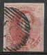 OBP12 Met 4 Randen (onder Nipt) En Gebuur, Met Balkstempel P34 Dison ( Zie Scans) - 1858-1862 Medaillen (9/12)