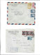 COLOMBIA - POSTAL HISTORY LOT 4 COVERS - AIRMAIL CENSORED JAMAICA ? - Colombie