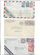 GUATEMALA - POSTAL HISTORY LOT 6 COVERS - AIRMAIL CENSORED - Colombie