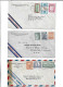 GUATEMALA - POSTAL HISTORY LOT 6 COVERS - AIRMAIL CENSORED BISECT - Colombia