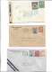 GUATEMALA - POSTAL HISTORY LOT 5 COVERS - AIRMAIL CENSORED - Colombie