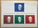 Feuille Allemagne,MNH.Konrad Adenauer,Churchill,Aicide De Gasperi,Robert Schuman 1968 - Ungebraucht