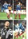 EK32 - LOT DE 72 CARTES EQUIPE DE FRANCE DE FOOTBALL - WORLD CUP 1992 - FORMAT 10 X 15 CM - DOS VIERGE - Trading Cards