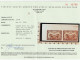 1167 Canada  Air Mail Scott C1 Aircraft Imperf Pair Cornair MNH  Certificate RRR - Ungebraucht