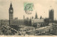 Pays - Royaume-Uni - London - Londres - The Houses Of Parliament - Animée - CPA - Oblitération Ronde De 1910 - Voir Scan - Houses Of Parliament
