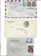 PERU - POSTAL HISTORY LOT 6 COVERS - AIRMAIL ANTI TUBERCULOSIS TUBERCULOSE CINDERELLA VIGNETTE PRO FERIA - Peru