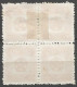 CHINE / CHINE CENTRALE N° 78 X 4 NEUF (2 Exemplaires Avec Une Charnière) - Chine Centrale 1948-49