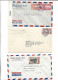 COSTA RICA - POSTAL HISTORY LOT 6 COVERS - AIRMAIL CENSORED - Costa Rica