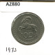 100 MILS 1973 CYPRUS Coin #AZ880.U.A - Chypre