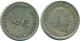 1/10 GULDEN 1956 ANTILLAS NEERLANDESAS PLATA Colonial Moneda #NL12121.3.E.A - Netherlands Antilles