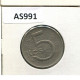 5 KORUN 1983 CHECOSLOVAQUIA CZECHOESLOVAQUIA SLOVAKIA Moneda #AS991.E.A - Czechoslovakia