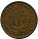 HALF PENNY 1937 UK GBAN BRETAÑA GREAT BRITAIN Moneda #BA971.E.A - C. 1/2 Penny