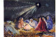 SANTOS Navidad Cristianismo Religión Vintage Tarjeta Postal CPSM #PBB973.A - Santi