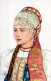 WOMEN'S CLOTHING XIX CENTURY URSS Vintage Carte Postale CPSMPF #PKG992.A - Costumes