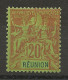 REUNION N° 38 NEUF** LUXE SANS CHARNIERE / Hingeless / MNH - Nuevos