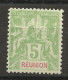 REUNION N° 46 NEUF** LUXE SANS CHARNIERE / Hingeless / MNH - Neufs