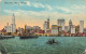 ETATS UNIS - New York - Sky Line - Bateau - Carte Postale Ancienne - Manhattan