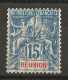 REUNION N° 37 NEUF** LUXE SANS CHARNIERE / Hingeless / MNH - Unused Stamps