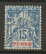 REUNION N° 37 NEUF** LUXE SANS CHARNIERE / Hingeless / MNH - Ongebruikt