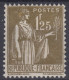 TIMBRE FRANCE TYPE PAIX 1F25 N° 287 NEUF (**) GOMME NON D'ORIGINE SANS CHARNIERE - 1932-39 Paz