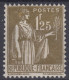 TIMBRE FRANCE TYPE PAIX 1F25 N° 287 NEUF (**) GOMME NON D'ORIGINE SANS CHARNIERE - 1932-39 Vrede