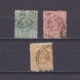 ROMANIA 1885, Sc# 82-87, CV $25, Part Set, King Carol I, Used - Oblitérés