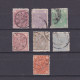 ROMANIA 1891, Sc# 101-107, CV $22, King Carol I, Used - Oblitérés