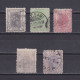 ROMANIA 1900, Sc# 134-139, Part Set, King Carol I, Used - Gebruikt