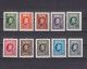 ROMANIA 1926, Sc# 291-301, King Ferdinand, MH - Unused Stamps