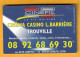 Carte De Visite CINEMA CASINO TROUVILLE - 14360 TROUVILLE - - Altri & Non Classificati