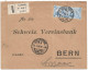 (C04) - REGISTRED COVER WITH 1P. X2 STAMPS ALEXANDRIA / R1 => SWITZERLAND 1908 - 1866-1914 Khedivaat Egypte