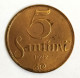 Lettonie - 5 Santimi 1922 - Latvia