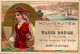 Chromo 1895 Illustration Femme Folklore Porto (publicité Le Mans Tapis Rouge Maison Planche) - Porto