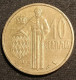 MONACO - 10 CENTIMES 1962 - Rainier III - KM 142 - 1960-2001 Francos Nuevos