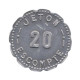 ANNECY - 02.02 - Monnaie De Nécessité - 20 Centimes - Comptoir Savoyard - Monedas / De Necesidad