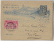Brazil 1906 Postal Stationery Letter Sheet 3rd Pan-American Congress Beira-Mar Ave Rio De Janeiro Perforation 6¾ + Stamp - Postwaardestukken
