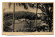 Postcard Fiji Village Scene Huts Trees Posted From Fiji 1936 With UK Postage Due - Fiji