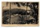 Postcard Fiji Village Scene Huts Trees Posted From Fiji 1936 With UK Postage Due - Fidji