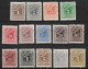 GREECE 1902 Postage Due Engraved Issue Complete MH Set Vl. D 25 / 38 - Unused Stamps