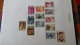 Delcampe - AZ145 Timbres De Poste Aériennes * Et Oblitérés De Divers Pays D'Europe Sur Feuilles D'album.  A Saisir !!! - Collections (with Albums)