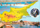 Chypre - Cyprus - Multivues - Carte Géographique - CPM - Carte Neuve - Voir Scans Recto-Verso - Chipre