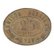 LYON - M02.02 - Monnaie De Nécessité - 25 Centimes - Maison Monnier - Monedas / De Necesidad