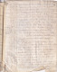 Parchemin Du 18e Siècle - Document Velin - Manuscrit De 7 Pages 19 Novembre 1788 HAMBIE G. DE CAEN - Manuscripts