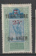 NIGER  N° 19 SURCHARGE ESPACE NEUF*  VARIETE SUR TIMBRE GAUCHE - Unused Stamps