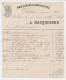Nota Dockum 1878 - Magazijn Van IJzerwerken - Paesi Bassi