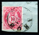 **  POSTHORN NK 43 UTAGGET. GODE MARGER & MED STEMPEL VADSØ 1895 ** MICHEL No 45 U  RARE STAMP ** - Gebruikt